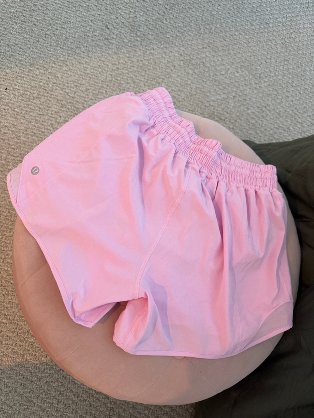 lululemon athletica Pink Layered Running Shorts - Picture 2 of 3